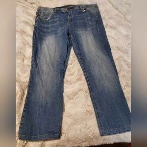 Vtg Women Foster Regular Jeans 16 Medium Wash Blue